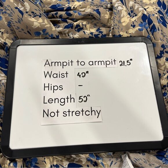 A New Day Floral turtle neck a-line Maxi Dress with long sleeves - Picture 8 of 11